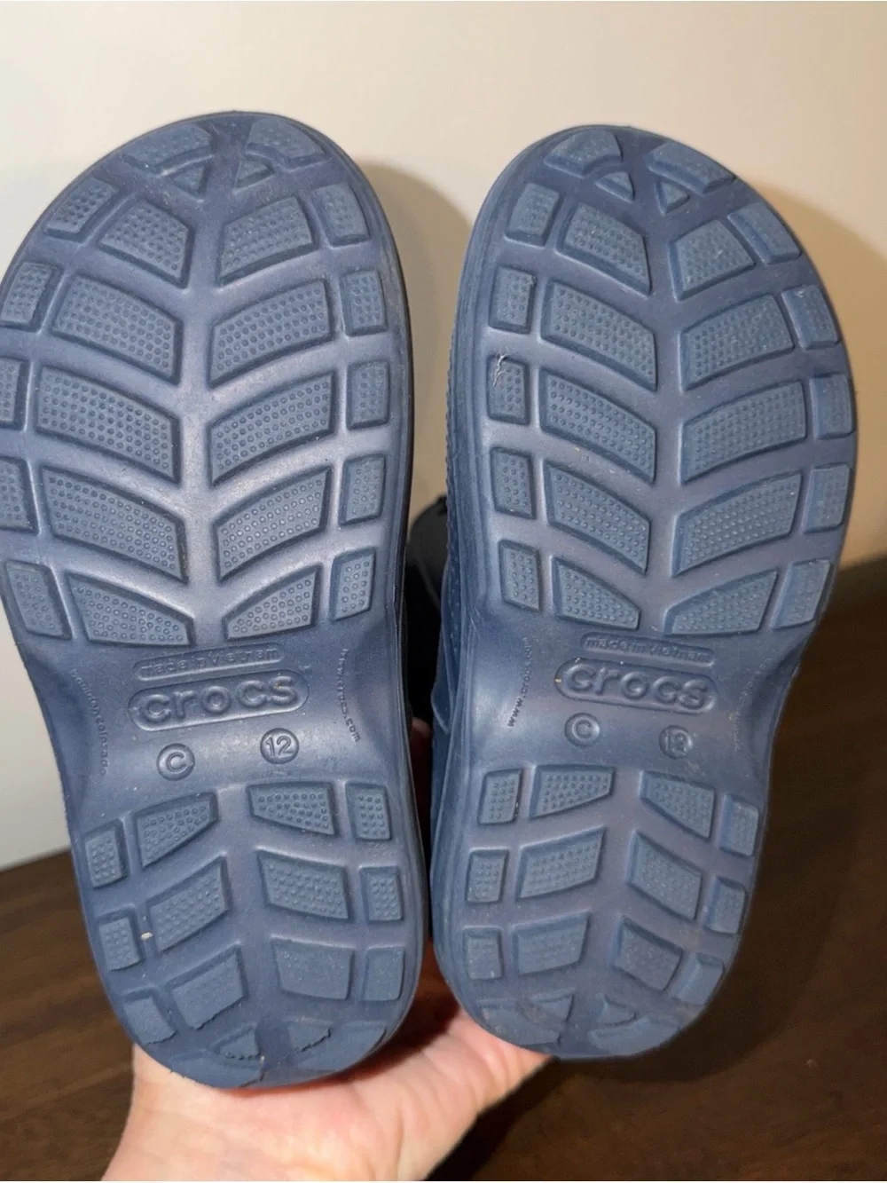 Crocs Children Toddler Handle It Rain Boots Navy Blue Size C12 Waterproof 12803